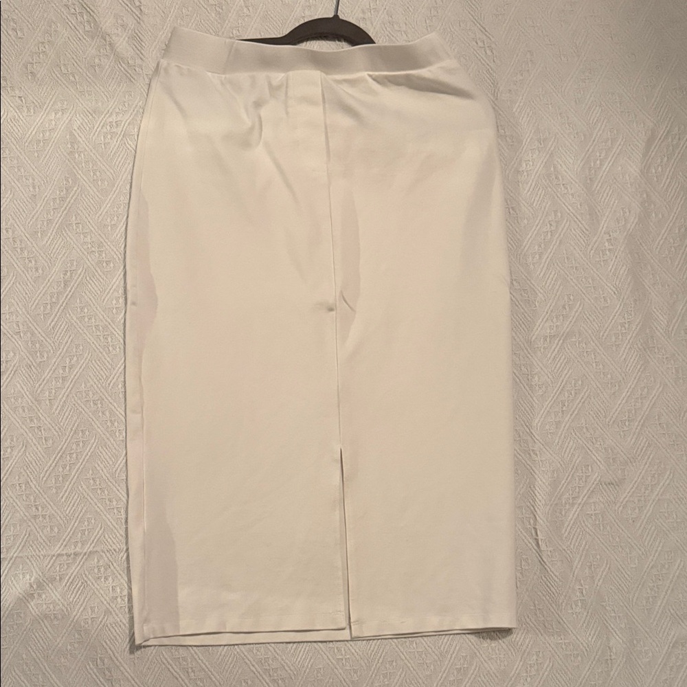 Chic Cream Pencil Skirt for Women
